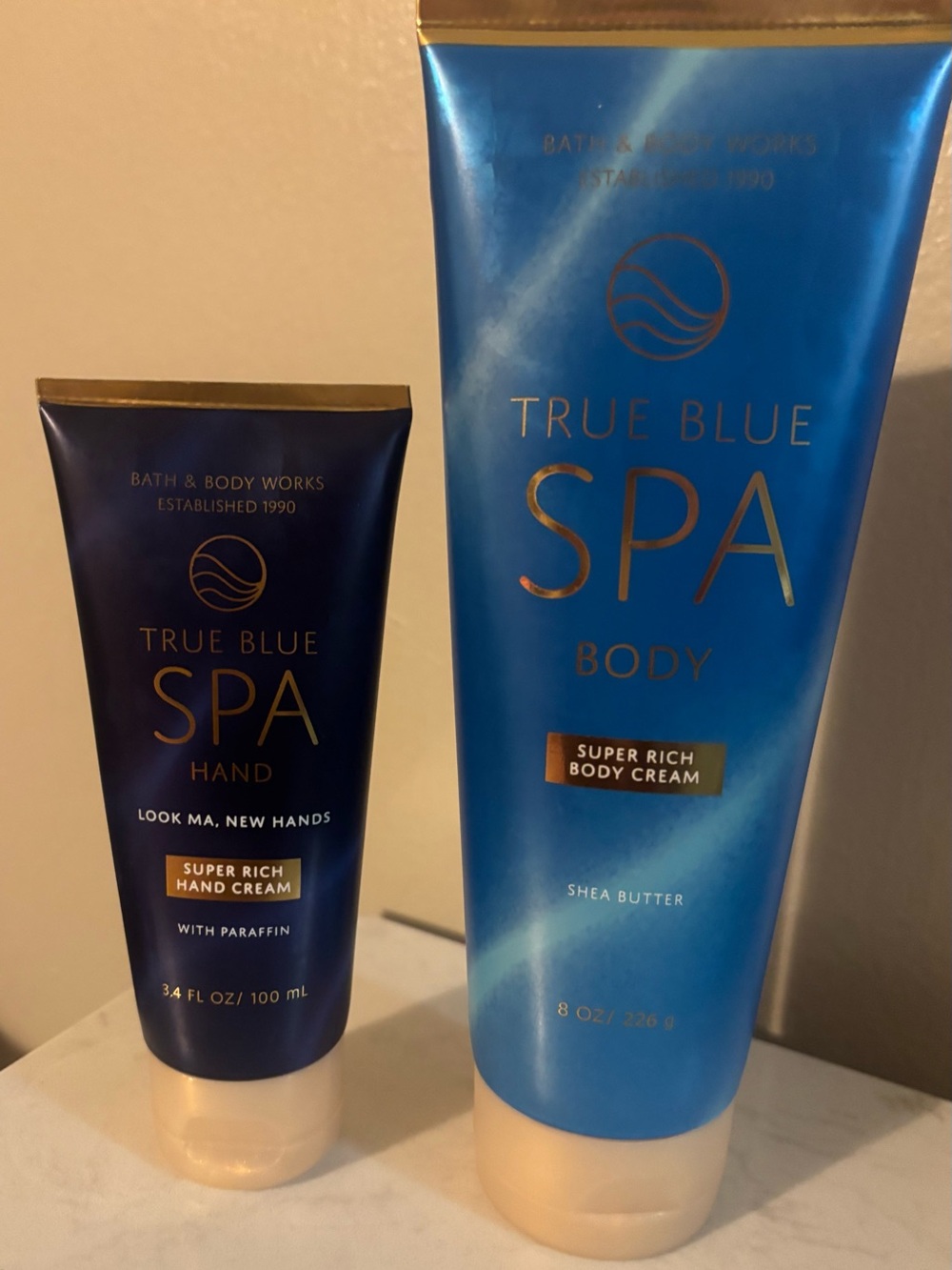 Bath & Body Works True Blue Spa Body & Hand Creams - Blue & Navy